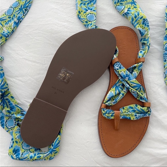 Anthropologie Scarf Gladiator Sandals - Picture 6 of 6